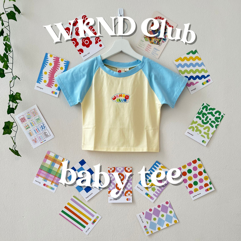 WKND Club Baby Tee - Baby Blue